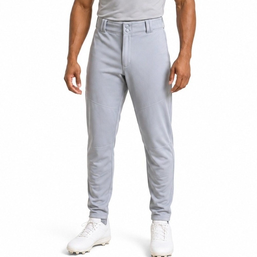 Adidas Baseball Pants Men XL Gray Athletic Performance Sportswear Softball Team